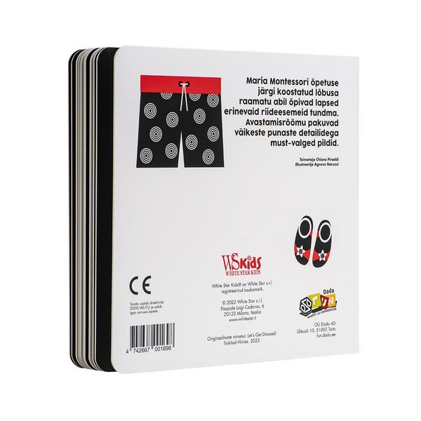 Beebi Montessori raamat, Paneme riidesse - Beebi Montessori