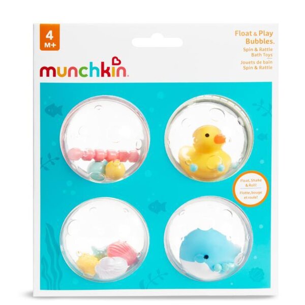 Munchkin vannimänguasi Float and Play Bubbles 4pl - Munchkin