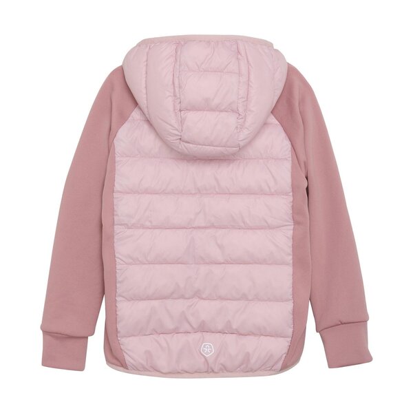 Color Kids Hybrid Fleece Jacket W. Hood - Color Kids