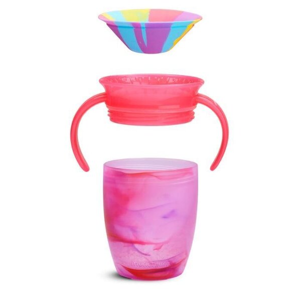 Munchkin Miracle harjutustass sangadega 207ml, Tropical Swirl - Munchkin