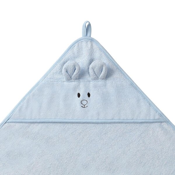 BabyOno bamboo hooded towel 100x100 cm Blue - BabyOno