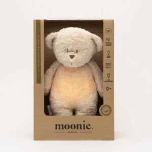 Moonie nightlight Organic Humming Bear, Sand - Moonie