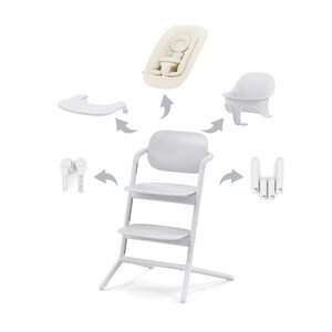 Cybex Lemo 4-in-1 стульчик для кормления All White - Cybex