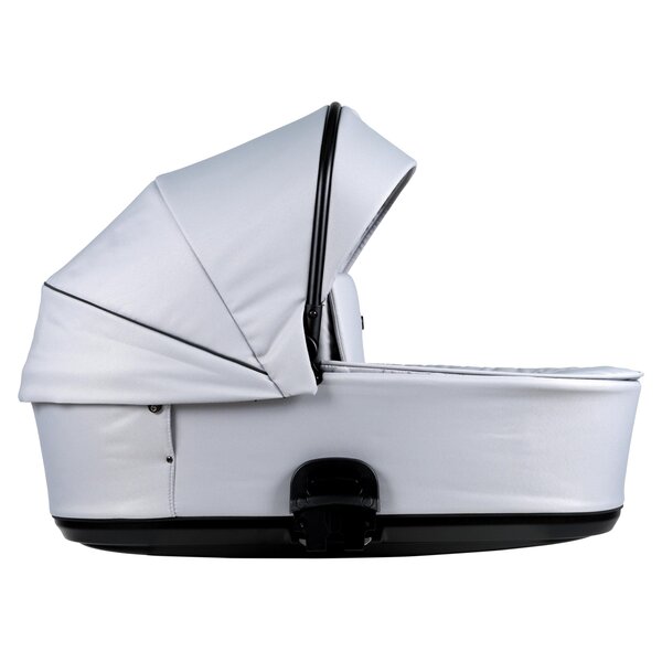 Nordbaby Active Lux stroller set Gentle Grey, Chrome Black frame - Nordbaby