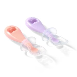 BabyOno Silicone spoons 2pcs  - BabyOno