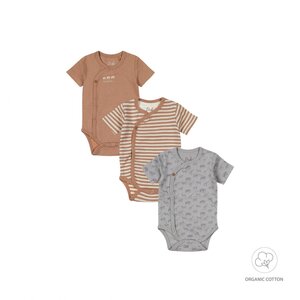 Dirkje Baby body 3-pack ss organic cotton - Dirkje