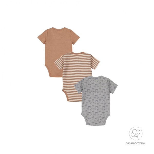 Dirkje Baby body 3-pack ss organic cotton - Dirkje