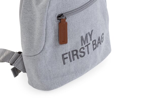 Childhome рюкзак Kids my first bag canvas Grey - Childhome