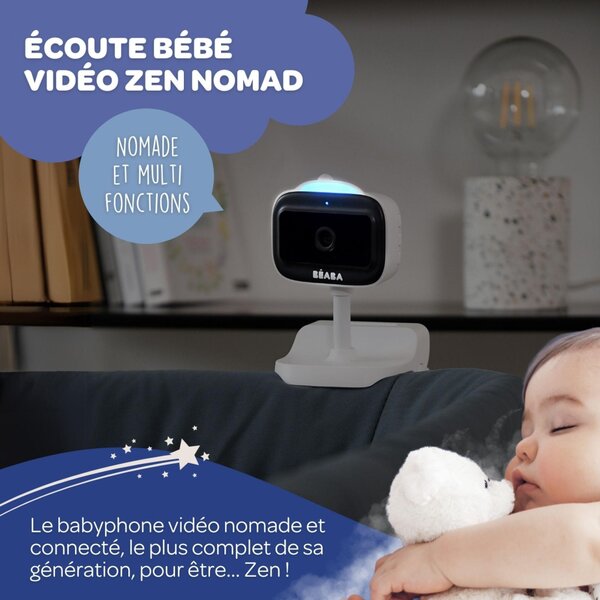 Beaba nomad video baby monitor Zen White - Beaba