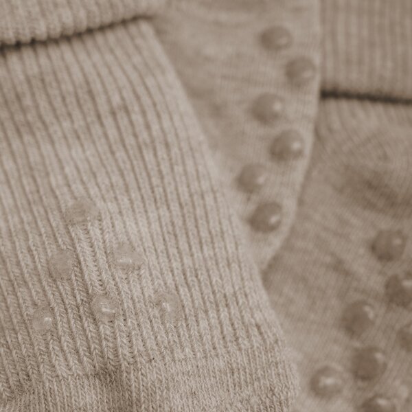 Minymo Baby rib sock w. ABS (2-pack) - Minymo