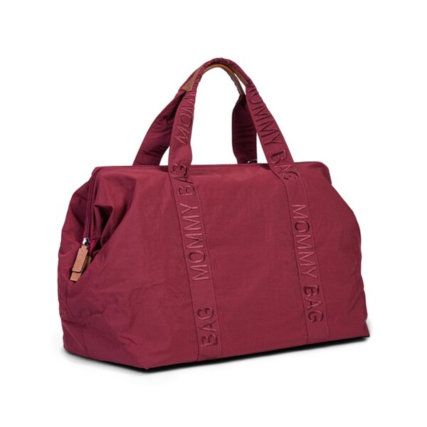 Childhome Mommy Bag Signature Urban Burgundy - Childhome