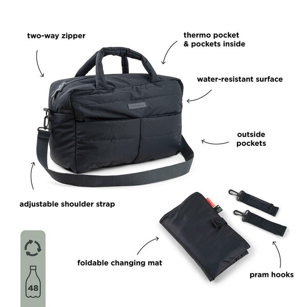 Done by Deer quilted changing bag  - Done by Deer