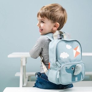 Done by Deer Kids canvas backpack Elphee Blue - Done by Deer