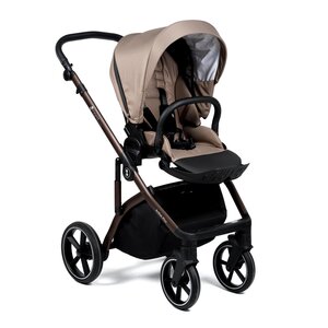 Nordbaby Active Plus vankrikomplekt Praline Beige, raam Bronze Black - Nordbaby