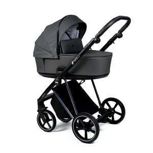 Nordbaby Active Lux vankrikomplekt Deep Green, raamiga Chrome Black  - Nordbaby