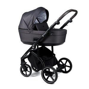 Nordbaby Active Plus web set Metal Grey, Onyx Dark Brown  - Nordbaby