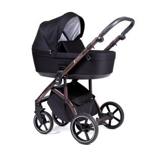 Nordbaby Active Plus vankrikomplekt Brilliant Black, Bronze Black - Nordbaby