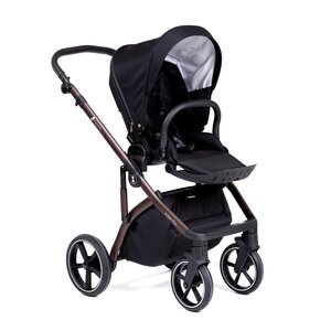 Nordbaby Active Plus vankrikomplekt Brilliant Black, Bronze Black - Nordbaby