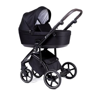 Nordbaby Active Plus vankrikomplekt Brilliant Black, Onyx Dark Brown - Nordbaby