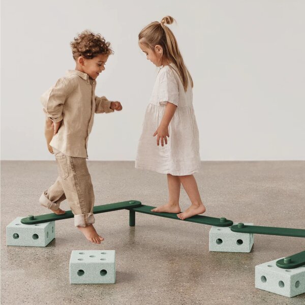 Modu ehitusplokid Balance track,Ocean Mint/Forest Green - Modu