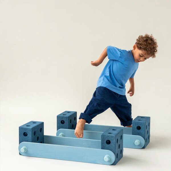 Modu ehitusplokid Balance track Deep Blue / Sky Blue - Modu