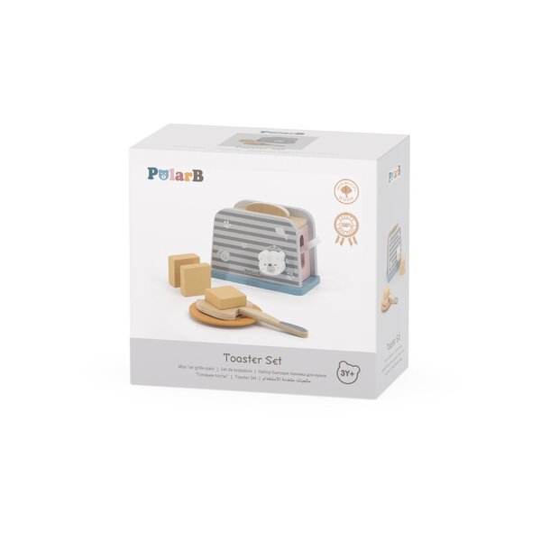 PolarB деревянная игрушка Toaster Set - PolarB