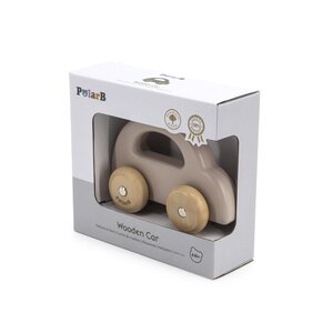 PolarB деревянная игрушка Wooden Car - Light Brown - PolarB