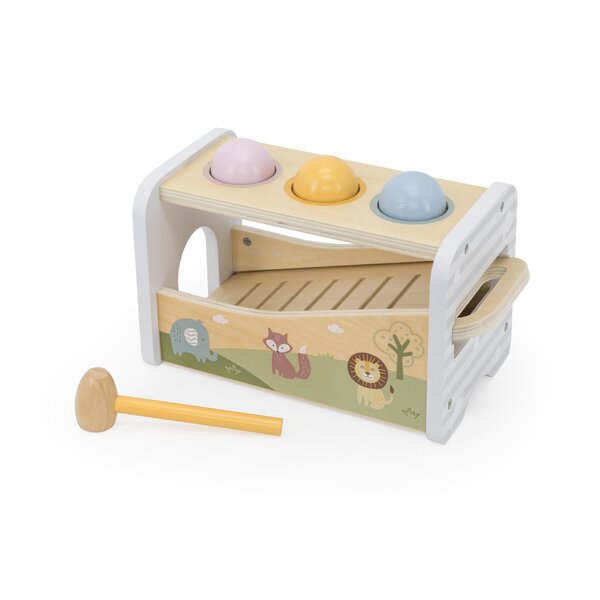 PolarB деревянная игрушка Pounding Bench & Xylophone - PolarB
