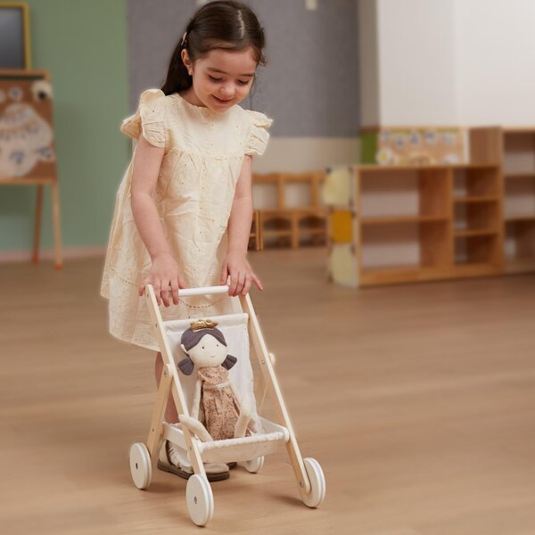 PolarB деревянная игрушка Doll Stroller - PolarB