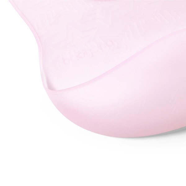 BabyOno Silicone bib -ultrathin Pink - BabyOno