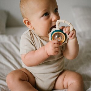 BabyOno rattle with teether Multicolor - BabyOno