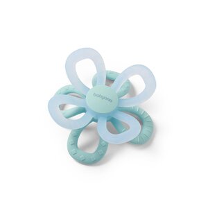 BabyOno силиконовое кольцо для прорезывания зубов Flower Blue - BabyOno