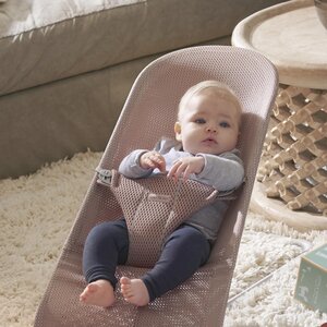 BabyBjörn bouncer Bliss, Dusty Pink Mesh - BabyBjörn