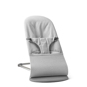 BabyBjörn BB Bouncer Bliss, Light Grey, Woven/Melange - BabyBjörn