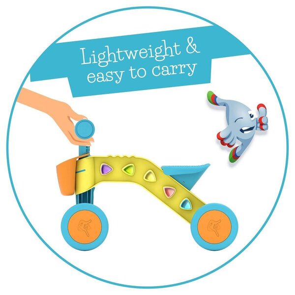 Chillafish ItsiBitsi Blocks balance bike Light Blue/Orange - Chillafish