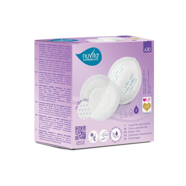 Nuvita breastpads Day & Night, 30 pcs - Nuvita