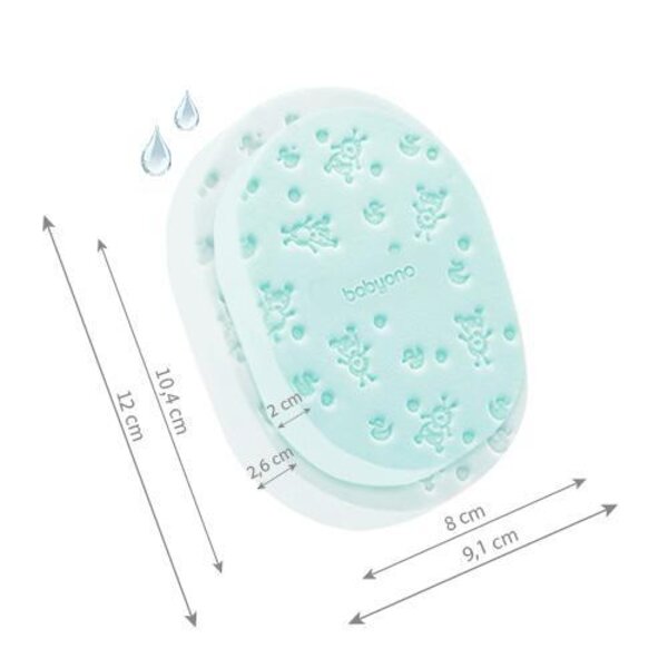 BabyOno baby bath sponge Green - BabyOno