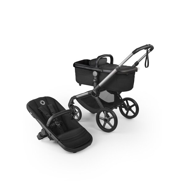 Bugaboo Fox 5 Renew 2in1 stroller set Graphite/Heritage Black,Dusty Pink - Bugaboo