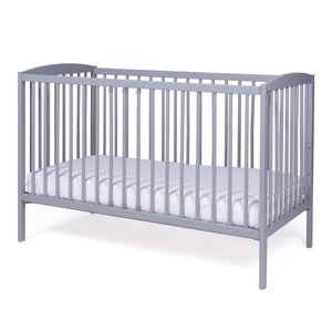 Nordbaby Cot Lassio 60x120 Grey - Nordbaby