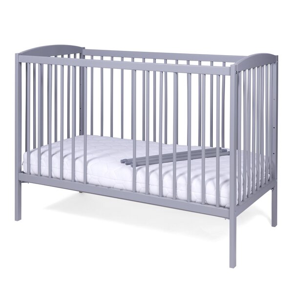 Nordbaby Cot Lassio 60x120 Grey - Nordbaby