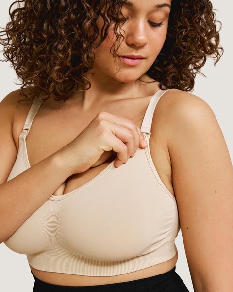 Carriwell Nursing Bra 2-pack S/M Black+Honey/GRS - Carriwell