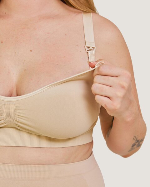 Carriwell Nursing Bra 2-pack S/M Black+Honey/GRS - Carriwell