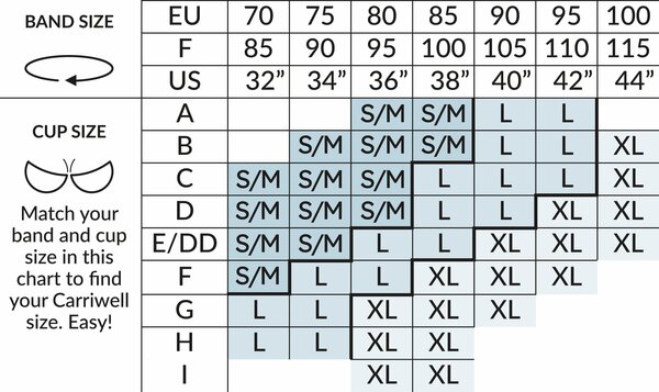 Carriwell Nursing Bra 2-pack S/M Black+Honey/GRS - Carriwell