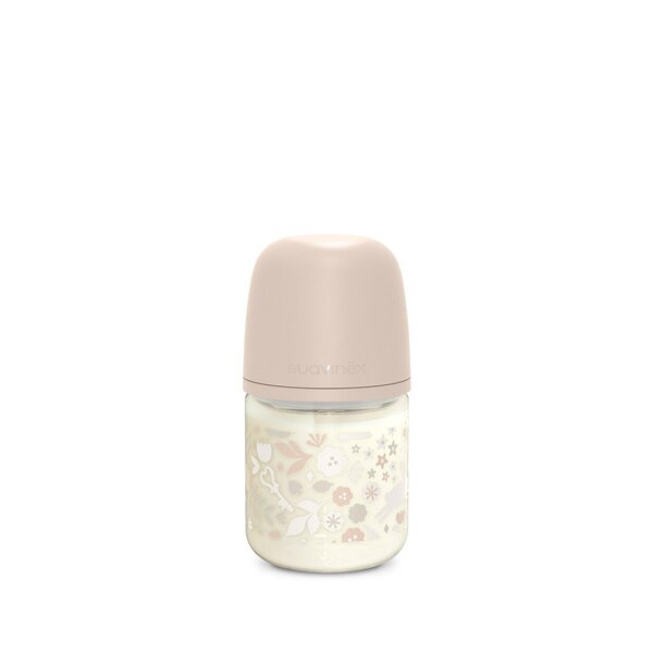 Suavinex Стеклянная бутылочка для кормления 120ml Wonderland, Rose - Suavinex