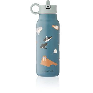Liewood Falk Water Bottle 350ml, Arctic Sea /  Ocean view - Liewood