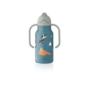 Liewood Kimmie Water Bottle 250ml, Arctic Sea /  Ocean view - Liewood