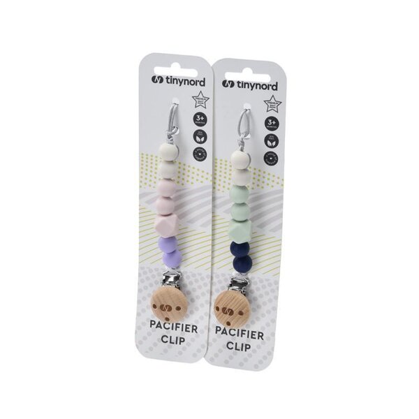 Tinynord silikoonist lutikett Beige/Pink/Lavender - Tinynord