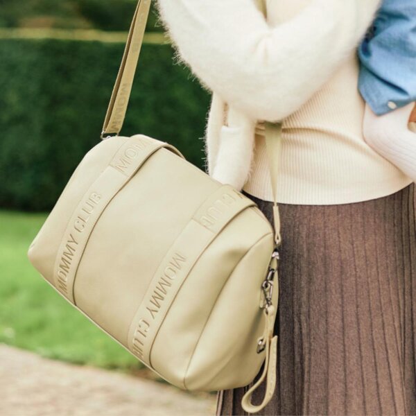 Childhome Mommy Club сумка - Simili Leather Green - Childhome