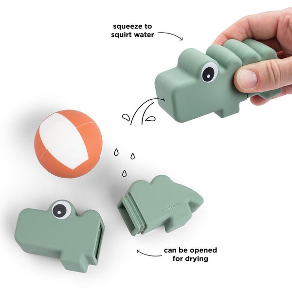 Done by Deer игрушка для ванны Croco Green - Done by Deer