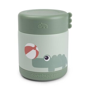 Done by Deer insulated food jar Playground 300ml Green - Done by Deer